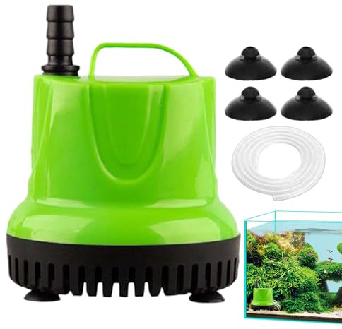 Pompa Sommersa per Acquario Dispositivo di Circolazione con di Filtraggio | Pompa Acquario Sommergibile Per Fontane Da Giardino, Laghetti, Piscine, Irrigazione , Drenaggio, Terrario