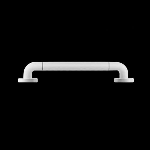 Stainless Steel Shower Grab Bar - 60cm Safety Hand Rail for Elderly & Disabled, Concealed Screw Shower Handle for Bathroom, Tub & Toilet Safety, White Finish