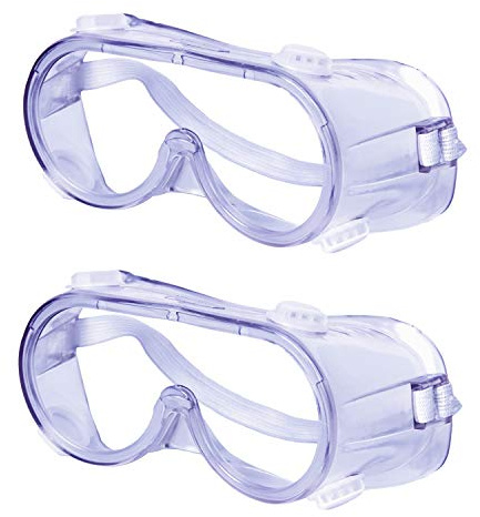 2Pack Anti Fog Safety Glasses,Anti Dust/Scratch/Mist/Wind Protective Eyewear Safety Goggles eye protection goggles Work Glasses with Clear Lenses,Security Glasses For DIY,Lab,Welding,Construction