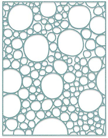 Sizzix Thinlits Stanzschablone 665211 Bubbling von Tim Holtz One Size