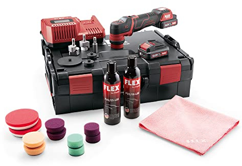 Akku-Polierer PXE 80 10.8-EC/2.5 P-Set | 10,8 Volt , 2x 2,5 Ah Akkus in L-Boxx und Zubehör