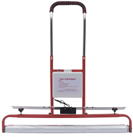 LOYALHEARTDY Electric Concrete Vibration Screed Floor Leveling Machine with a Vibrator and a Stainless Steel Scraper Suitable for Decoration Construction Industry Agriculture