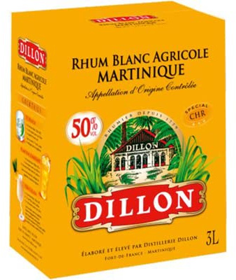 Cubi Rhum Dillon Blanc 50° 3L