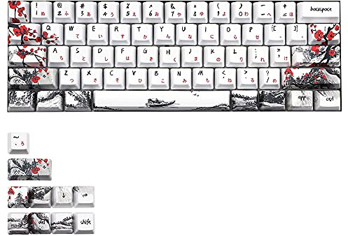 Barabesty Nouveauté subbed Prune 71 touches Profil Keycap pour touches GH60 RK61 ALT61 GK61 GK64 Dz60, JP