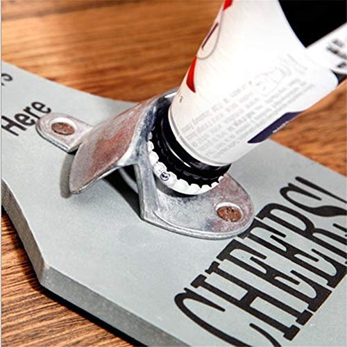 Bottle Opener, Wall Mount Bottle Opener for Men and Beer Lovers Bar Decoration Opener (2)