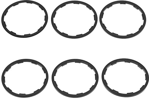 6 Stück Fahrrad Schwungrad Unterlegscheibe Spacer Kassette Headset Dichtung Fahrrad Tretlager Achse Dichtung für MTB Rennrad 1mm 1,5mm 1,85mm 2mm 2,18mm 2,35mm