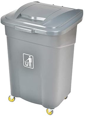 PBENO Poubelle Exterieur Poubelle en Plastique avec Roues, Poubelle extérieure/intérieure avec Couvercle Poubelle Poubelle extérieure Poubelle de Recyclage Poubelle Poubelle Jardin