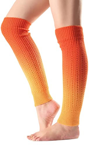 Damen Stulpen Bunt Beinwärmer Mädchen Ballettstulpen Winter Beinstulpen Lange/Kurz Knöchelwärmer Solide Socken Kawaii Herbst Strümpfe Mit Stiefeln Tragbar Legwarmers Crochet Thermo Beinstulpen