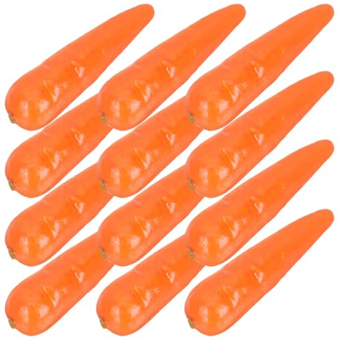 OUNONA 30 stück mini Karotten Modell aus Schaumstoff 2.16 Zoll realistische künstliche möhren für osterdeko küchen- und gartendekoration simuliertes gemüse für Party und lernspielzeug