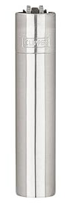 Clipper - Mechero de Metal Reusable Plateado Mate| Encendedores en Tamaño Grande | Reutilizables con Nuestros Kits | Ideal para Prensar (Plateado Mate)