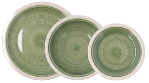 Quid Calypso Vajilla Cerámica Apto Microondas Guarde Los Platos En Un Lugar Seco Y Ventilado Apilable