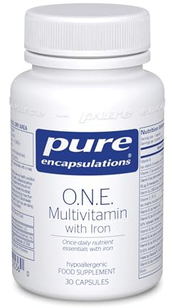 Pure Encapsulations O.N.E. Multivitamin with Iron, 30 Capsules