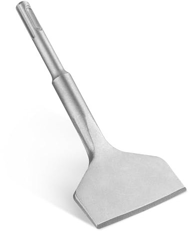 WORKPRO Scalpello SDS Plus per Piastrelle, 165x75 mm Punta Piatta, Punta Professionale per Piastrelle, Punta per Pavimenti Laminati e Moulding da Parete, Compatibile con Strumenti SDS Plus