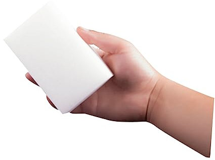 Vaguelly 100piezas Esponja Limpiadora Borrador Magico Esponja De Limpieza Descontaminante para Hogar Flexible Duradera Resistente