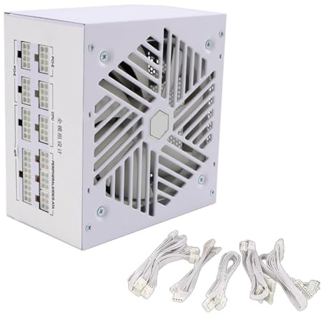 Bloc d'alimentation pour ordinateur 110-240 V haute performance 850 W entièrement modulaire avec ventilateur de refroidissement silencieux de 120 mm