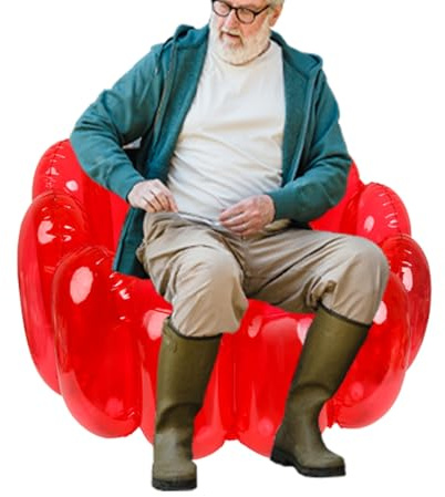 Aufblasbare Couch für Camping - Sitzsack Couch Air Sofa Aufblasbarer Stuhl | Luft, Sitzsack, Möbel für Schwimmbäder, Partys im Freien, Wohnzimmer