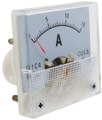 Amperometro analogico 91C4 Amperometro DC Analogico 1A 2A 3A 5A 10A 20A 30A 50A 100A 200A 300A 500A Pannello Meccanico Puntatore Tipo Amperometro Misuratore di Corrente(500A)