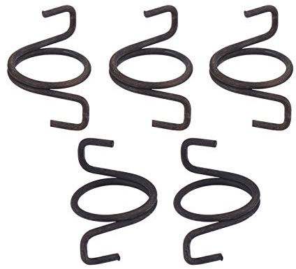 Qiilu Ressort de Serrure de Porte, 5 pièces, Adapté pour Discovery MK1 1989-1998 / MK1 Classic 1970-1996, Noir, Fer, Fer, Petite