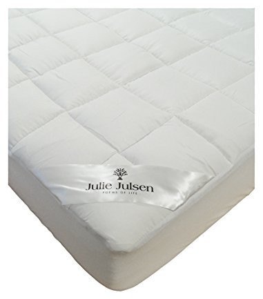 Julie Julsen® Unterbett Matratzen-Schoner in verschiedenen Größen, Soft-Topper, Microfaser-Polyester-Matratzen-Auflage auch für Boxspring- und Wasserbetten geeignet 180x200 cm
