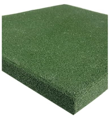 JARDIN202 - Loseta de Caucho 500 x 500 x 40mm | Verde