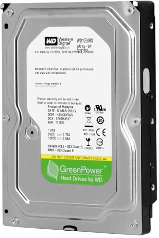 Western Digital WD10EURX Disque dur interne SATA 1000 Go