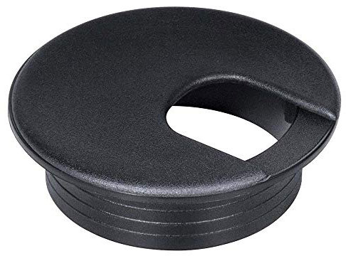 Gasea 12 Pack Desk Grommets, 50mm/2 Inch Plastic Cable Hole Covers, Cord Tidies & Wire Organizers for Computer Desk, Table, Office, Home