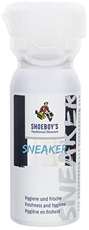Shoeboy’s SNEAKER FRESH 100 ml – Leistungsstarkes Schuh-Deodorant gegen unangenehme Gerüche - Hygiene und Frische zum Sprühen für Sneaker, Freizeit- und Turnschuhe, mit Zitronenduft