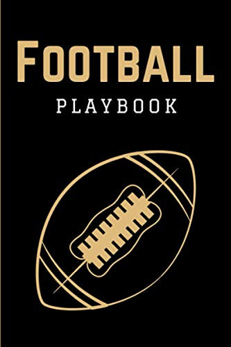 Football Playbook: Practical Football Game Coach Play Book | Coaching Notebook with Blank Field Diagrams for Drawing Up Plays, Drills, Planning Tactics & Strategy | Gift for Coaches & Team Players