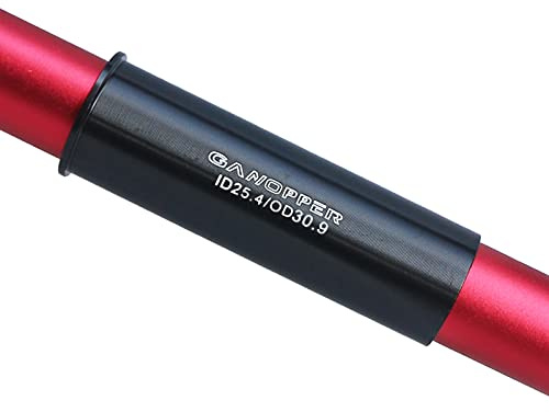 PLATT Fahrradsattelstütze Shim Aluminiumlegierung Rohradapter,Sattelstützen-Reduzierhülse Shim Fahrrad Adaper für MTB (25.4 to 30.9)
