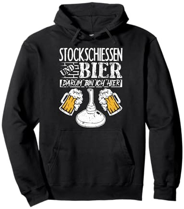 Eisstock Stocksport Zubehör Stockschießen Pullover Hoodie