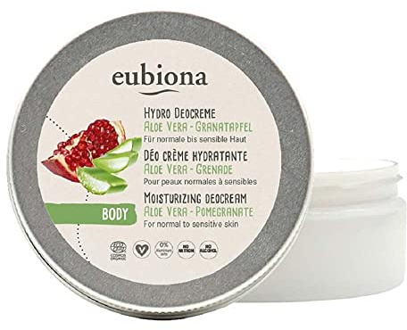 Eubiona Hydro Deocreme - Aloe Vera–Granatapfel, 50ml (2er Pack)