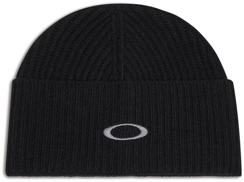 Oakley Herren Ellipse Ribbed Beanie-Mütze, Blackout, Einheitsgröße