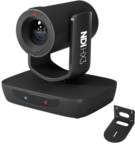 AVKANS AI Auto Tracking NDI 6 Camera, 20X Live Streaming HDMI SDI USB3.0 Live Streaming PTZ Camera for Church Worship and Event, Budget Facebook YouTube Livestream Camera (NDI HX2 & NDI HX3)