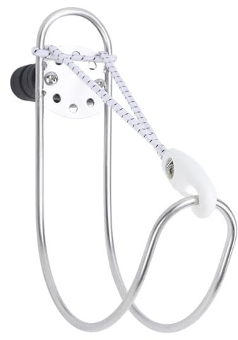 Jiawu MarineRettungsringhalter, Rettungsring-Halter, Einfache Installation, Rostfrei, Poliert, Kompakt für Boote für 22 Bis 25 Mm Schienen