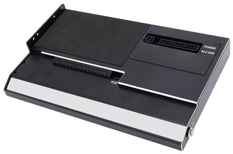 Station d'accueil GPU Externe Portable, Boîtier GPU Externe en Aluminium pour Thunderbolt 3/4, Station d'accueil pour Carte Graphique USB4.0 40 Gbits, avec Emplacement SSD M.2 Nvme
