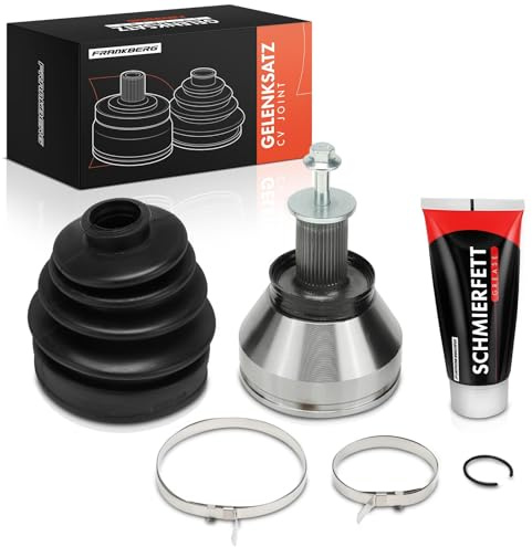 Frankberg Joint Kit Drive Shaft Front Wheel Side Compatible with Freelander 2 L359 Freelander 2 Van L359 S60 II 134 S80 II 124 V60 I 155 V70 III 135 XC60 156 Replace# LR003159