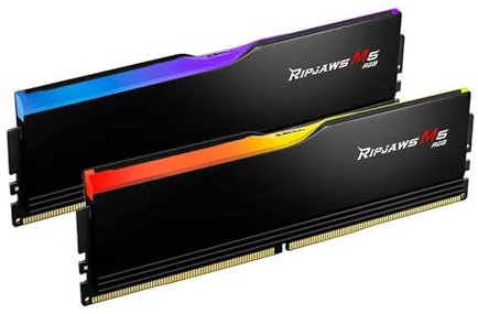 G.skill Ripjaws M5 Rgb Ddr5 2x16gb 6000mhz Cl36-36 Black F5-6000j3636f16gx2-Rm5rk (f5-6000j3636f16gx2-Rm5rk)