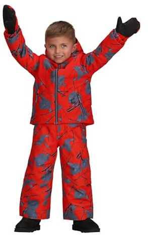 Obermeyer Ashor Jacket - Kids Unisex Boys & Girls - Red Daffy Dayz - Size 5