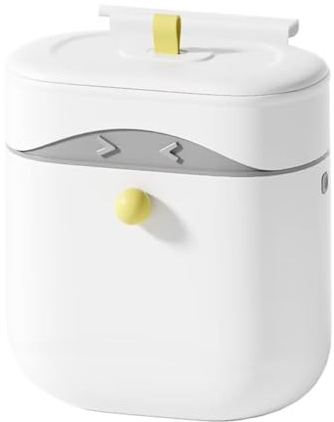 Harewtwy Cestino per la Spazzatura da Cucina A Grande capacità con Coperchio A Ribalta Montato A Parete