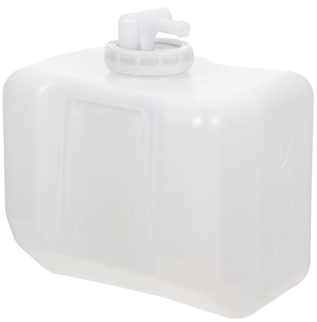 HONMEET Accesorio para Subtanque de Refrigerante de Coche Blanco, Plástico Disipación de Calor y Desmontaje Conveniente para Modificación de Motor de Vehículo