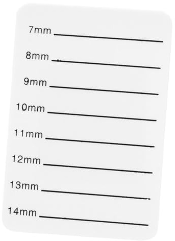 PENIKOKO Plateaux pour Extensions de Cils 7-14 Mm en Acrylique Blanc Outil D'extension de Cils pour Professionnelles et Utilisatrices à Domicile Maquillage et Pose D'extensions