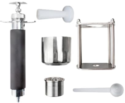 MagiDeal Macchina Da Caffè Portatile a Pressione Manuale con Portapressino, Contenitore per Caffè Macinato E Tazza in Acciaio Inossidabile a Doppia Parete, Ada, con Borsa