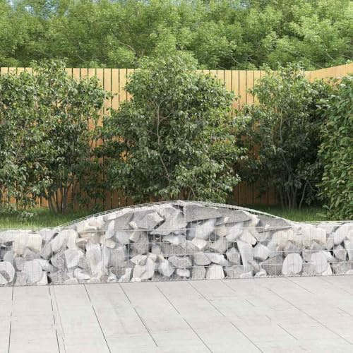 Lot de 2 parterres surélevés, surélevés, stables, avec arche surélevée, en fer galvanisé, 400 x 30 x 40/60 cm, pour jardinerie, terrasse, balcon, jardin sur le toit