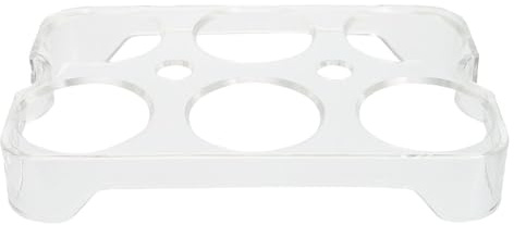 NULYLU Portauova da Frigo 6 Scomparti Plastica PP Coperchio per Conservazione Uova Fresche in Frigorifero