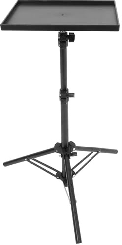 ULTECHNOVO Portable Projector Stand with Tripod Design and Anti-slip Tray, Made of Sturdy Abs and Iron, for Business Meeting and Performance Use, Featuring Exquisite Workmanship