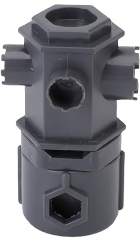 CHICIRIS Herramienta Universal de Fontanero Debajo del Fregadero 16 en 1 para Llave de Grifo, Cuenta con Orificio de Ahorro de Mano de Obra para Baño, Cocina, Plomería, Construcción de ABS