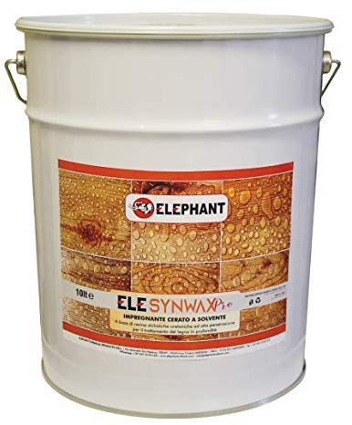 10lt | Impregnante CERATO SINTETICO SYNT SOLVENTE per legno - ELE SYNWAX PM (Trasparente)