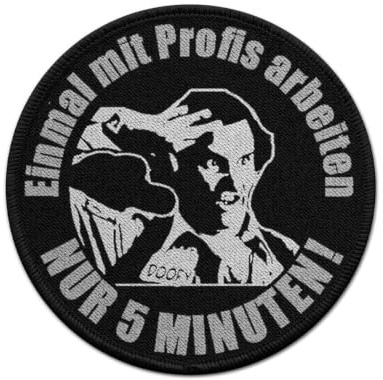 Patch nur 5 Minuten ! Dummi Officer Doofy Einmal mit Profis arbeiten #24907