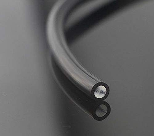 Cavo di illuminazione in fibra ottica 3 mm / 5 mm con rivestimento in PVC nero, tubo impermeabile fai da te, 10 metri