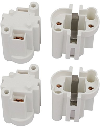 Aexit 4 Unids G23-F269 AC 500V 2A Base de Base de Luz Fluorescente PL Tubo (model: B4954IIVI-8228CG) Soporte de Lámpara